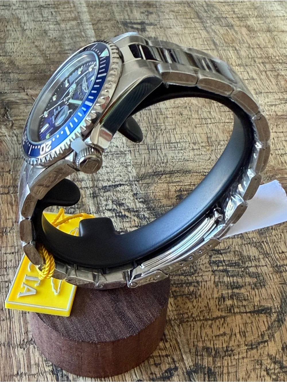 NEW Invicta Pro Diver Anchoris Blue Bezel Stainless Steel Watch 37.5mm - 200M WR